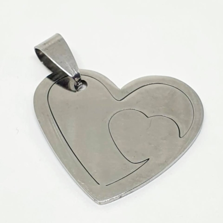 Colgante de Acero CORAZON 55085-1