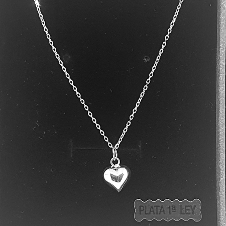 Collar Plata Corazón 20499